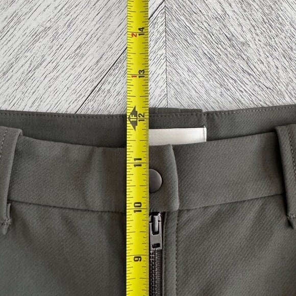 Aritzia | Wilfred Free Green Exposed Zipper Bootcut Dress Pants - Size 8 - Picture 10 of 11